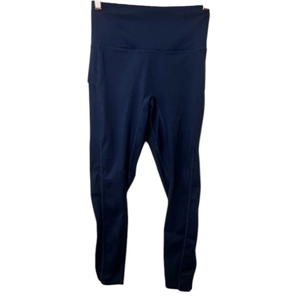 Baleaf size XS navy scrunch butt leggings with pockets like new condition​ - Picture 2 of 4